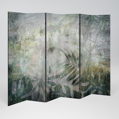 HARMONY IN GREENERY 6-Panel Room Divider