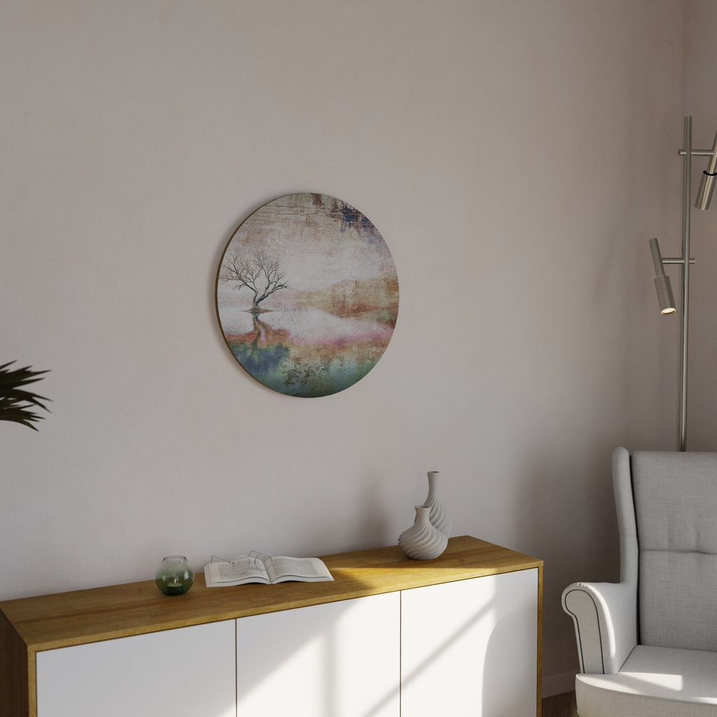 FADING MEMORIES Round Wall Art