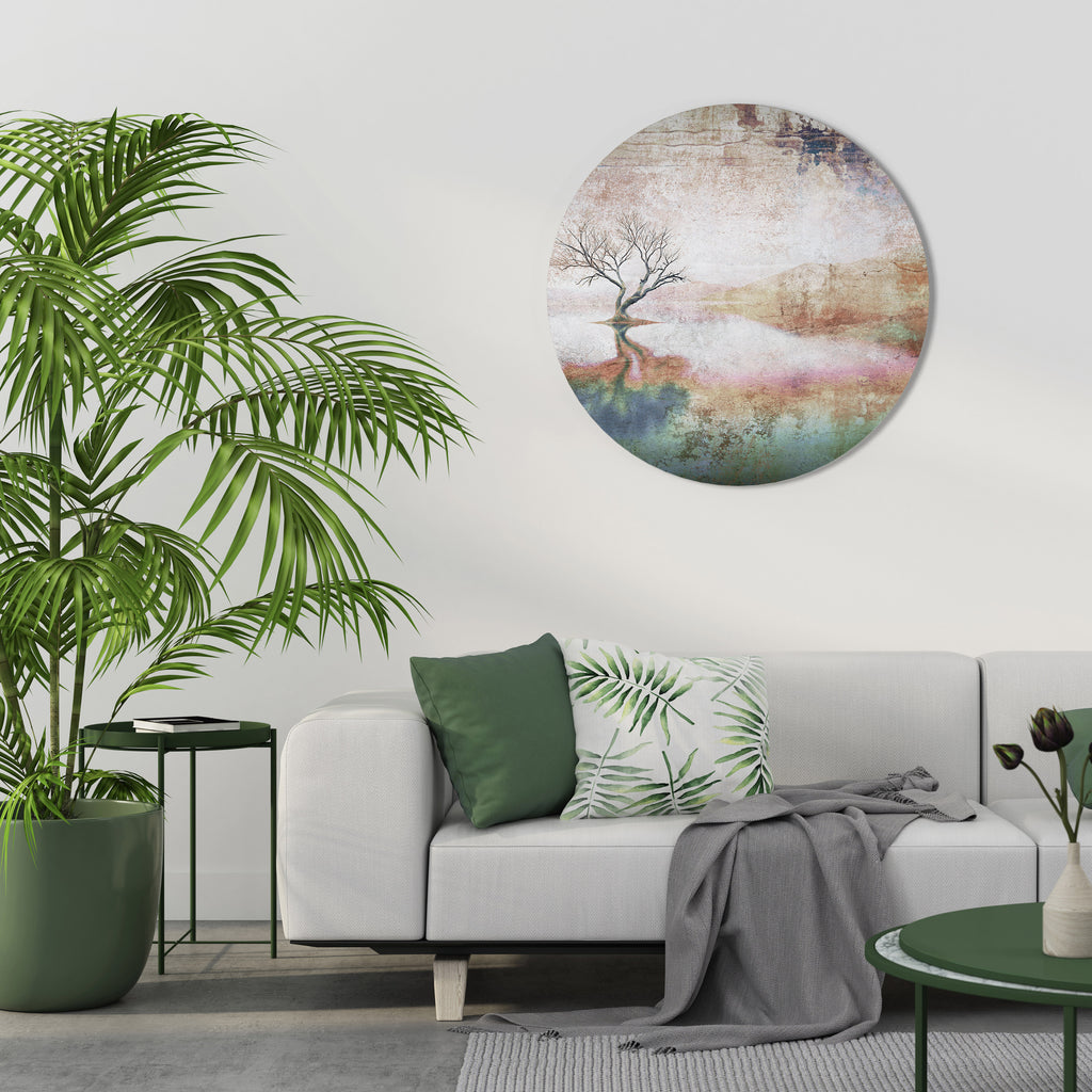 FADING MEMORIES Round Wall Art
