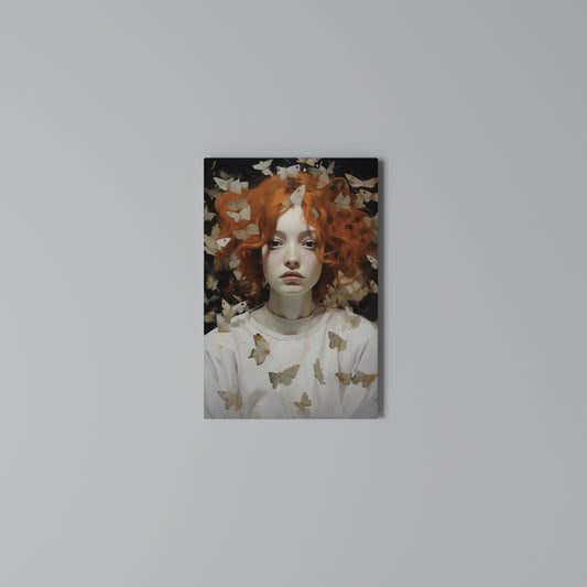 BUTTERFLY DREAMS Vertical Canvas Print