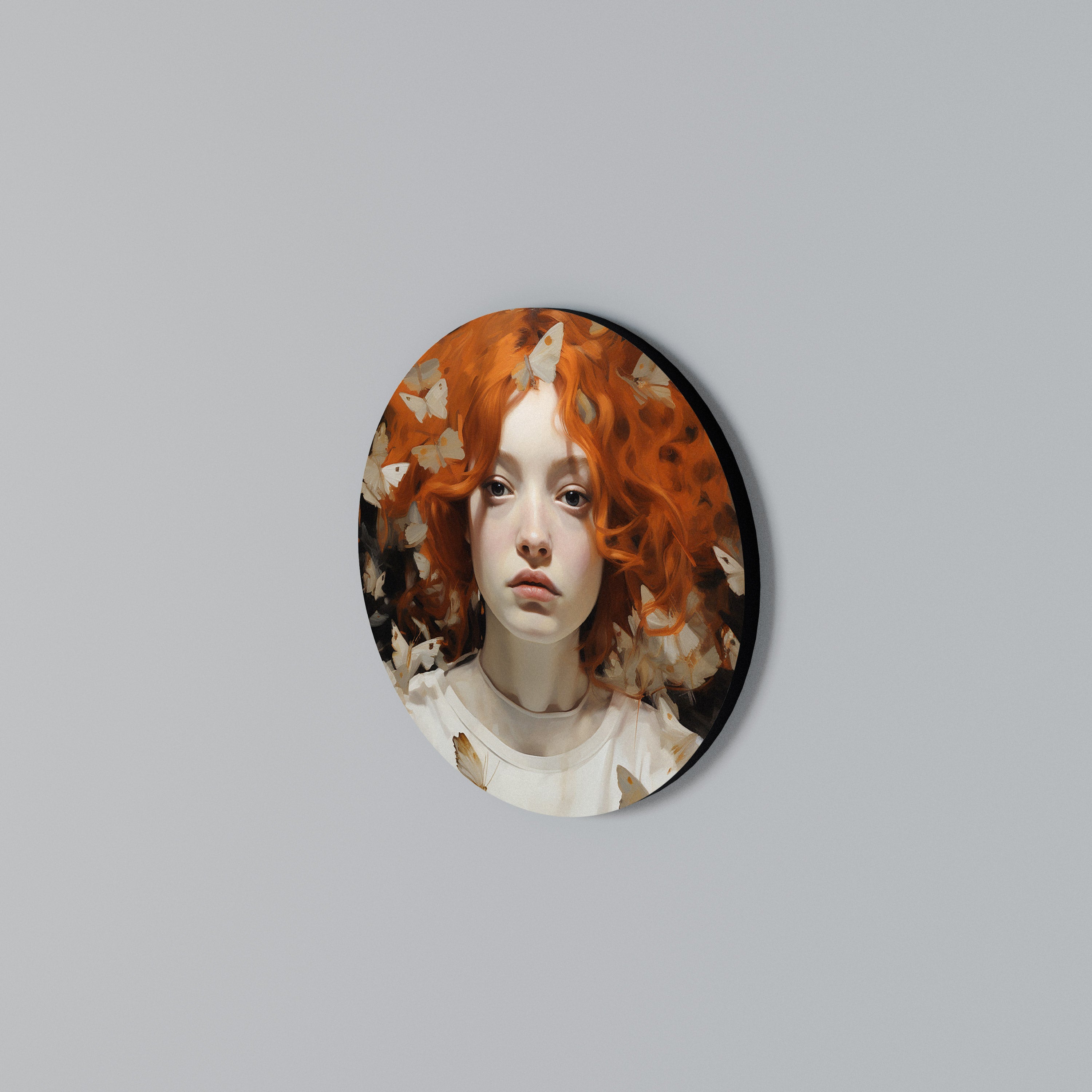 BUTTERFLY DREAMS Round Wall Art