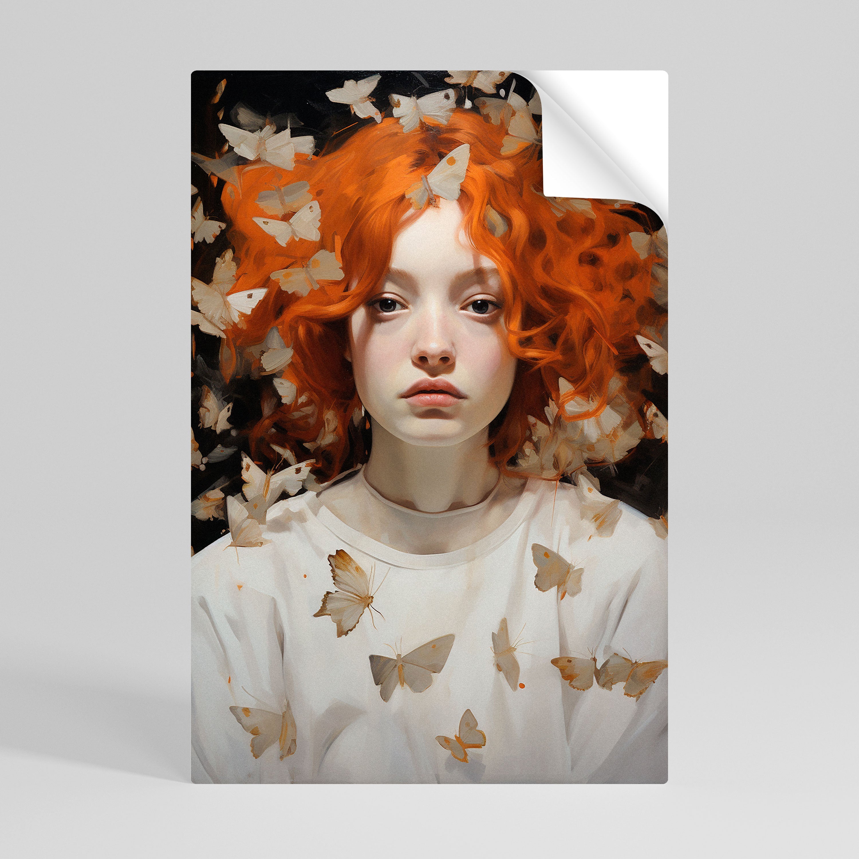 Αφίσα BUTTERFLY DREAMS με κάθετη κόλλα και ξεφλούδισμα
