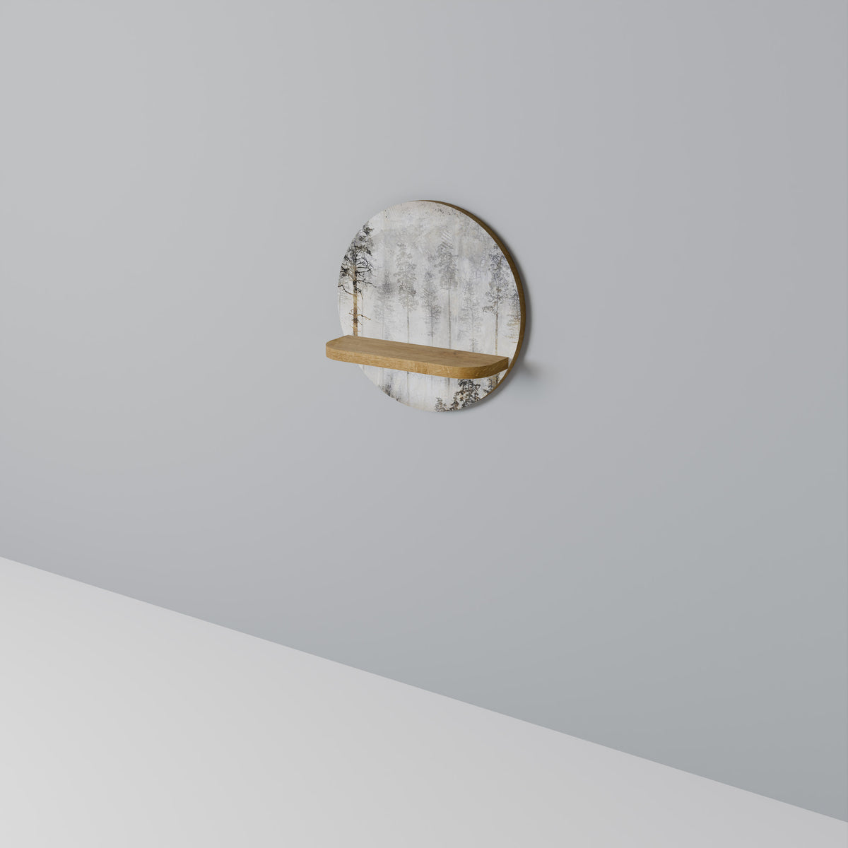 FADE IN THE TREES Art Shelf