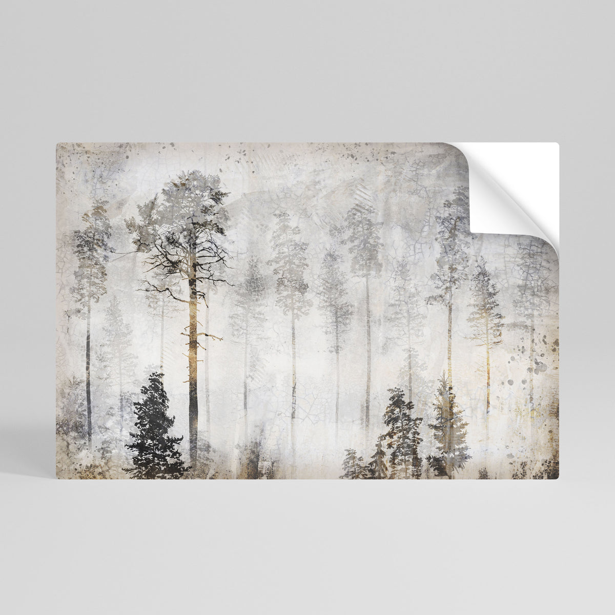 FADE IN THE TREES Αυτοκόλλητη Αφίσα οριζόντια