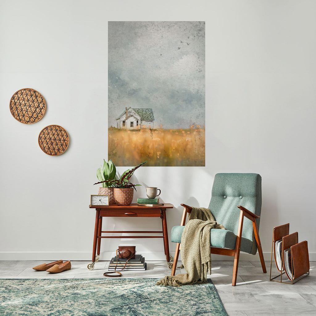 FIELDS OF FADING LIGHT Peel and Stick Vertical Poster