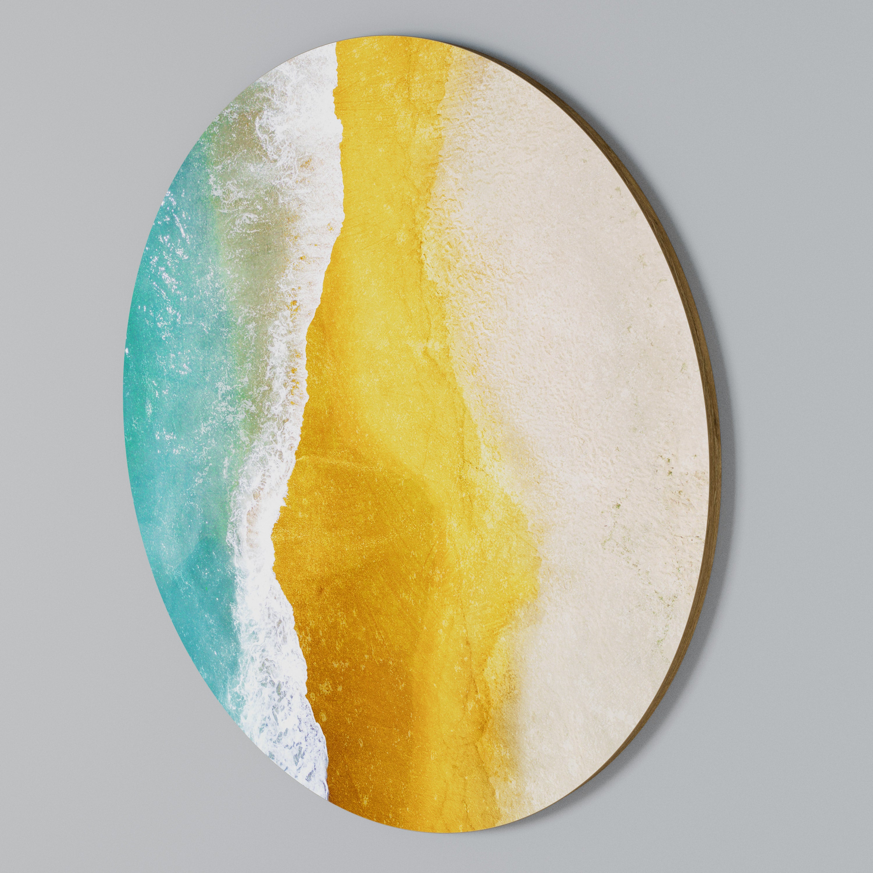 TRILOGY OF TIDES Round Wall Art