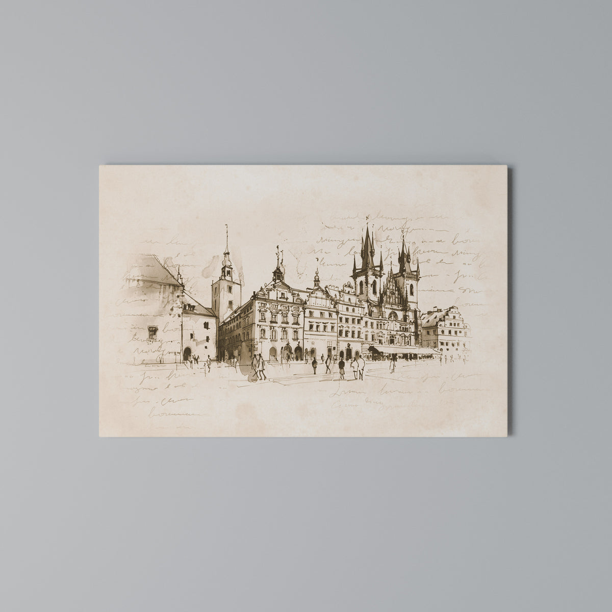 WHISPERS OF ARCHITECTURE Horizontal Canvas Print