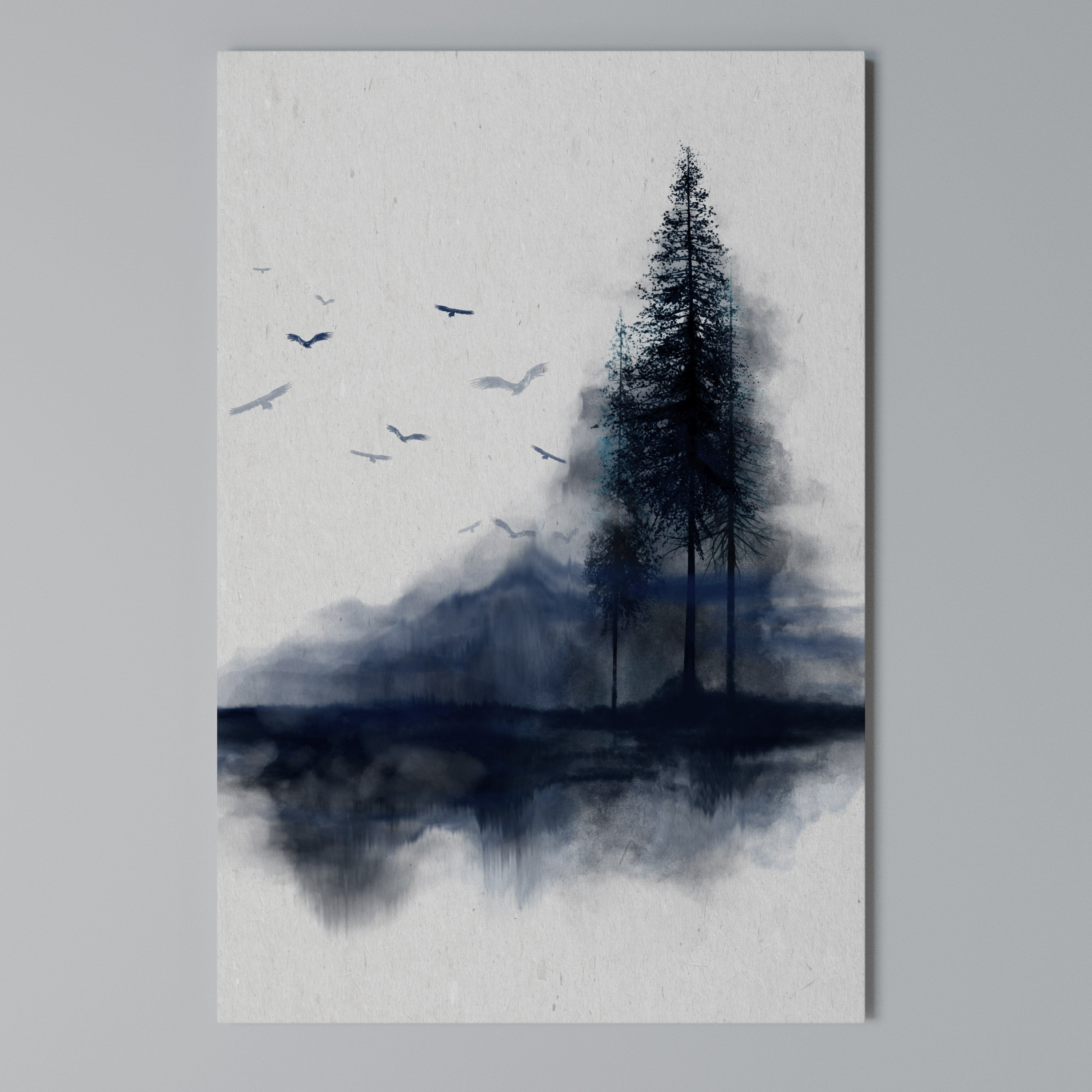 MISTY RECOLLECTION Κατακόρυφος Πίνακας σε Καμβά