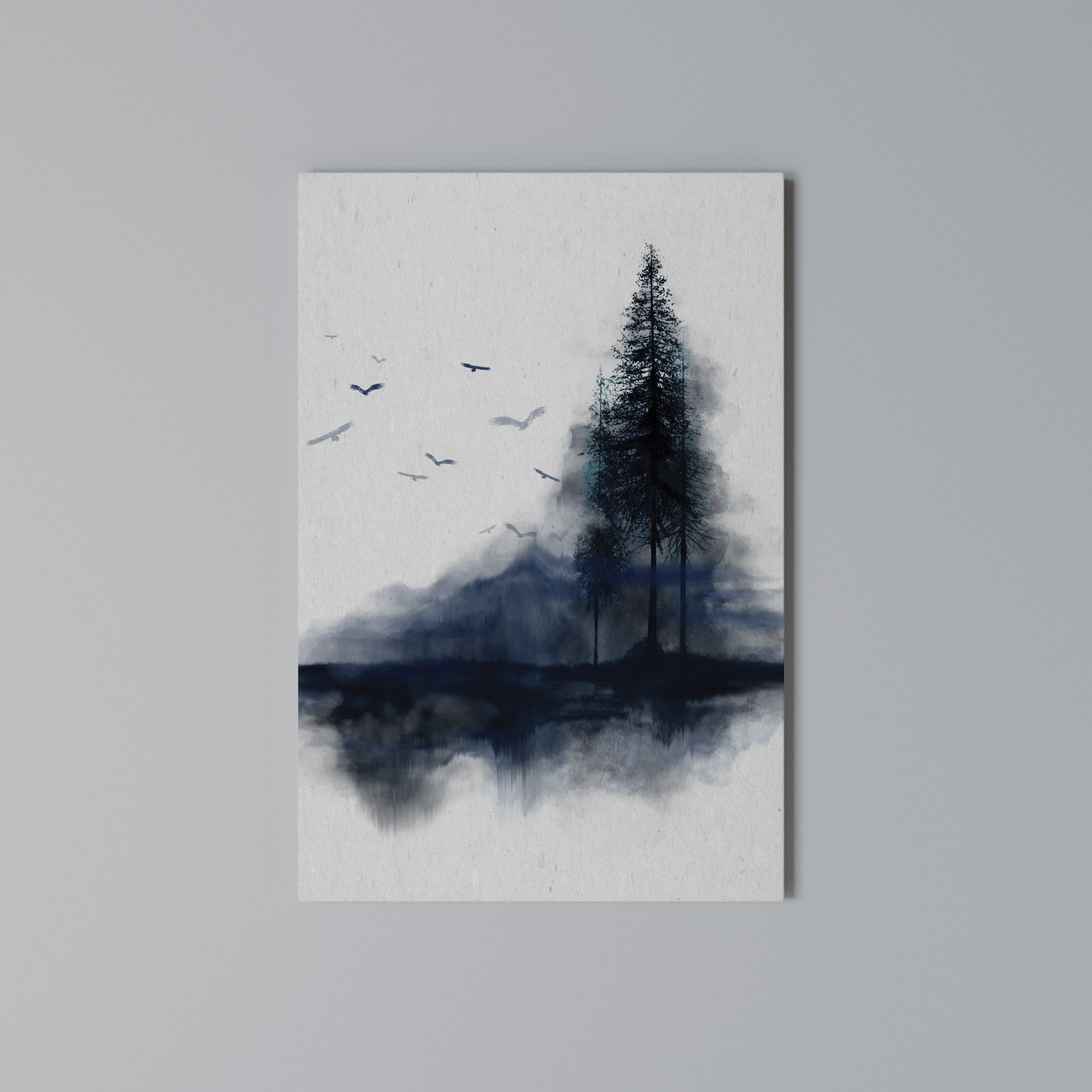 MISTY RECOLLECTION Κατακόρυφος Πίνακας σε Καμβά