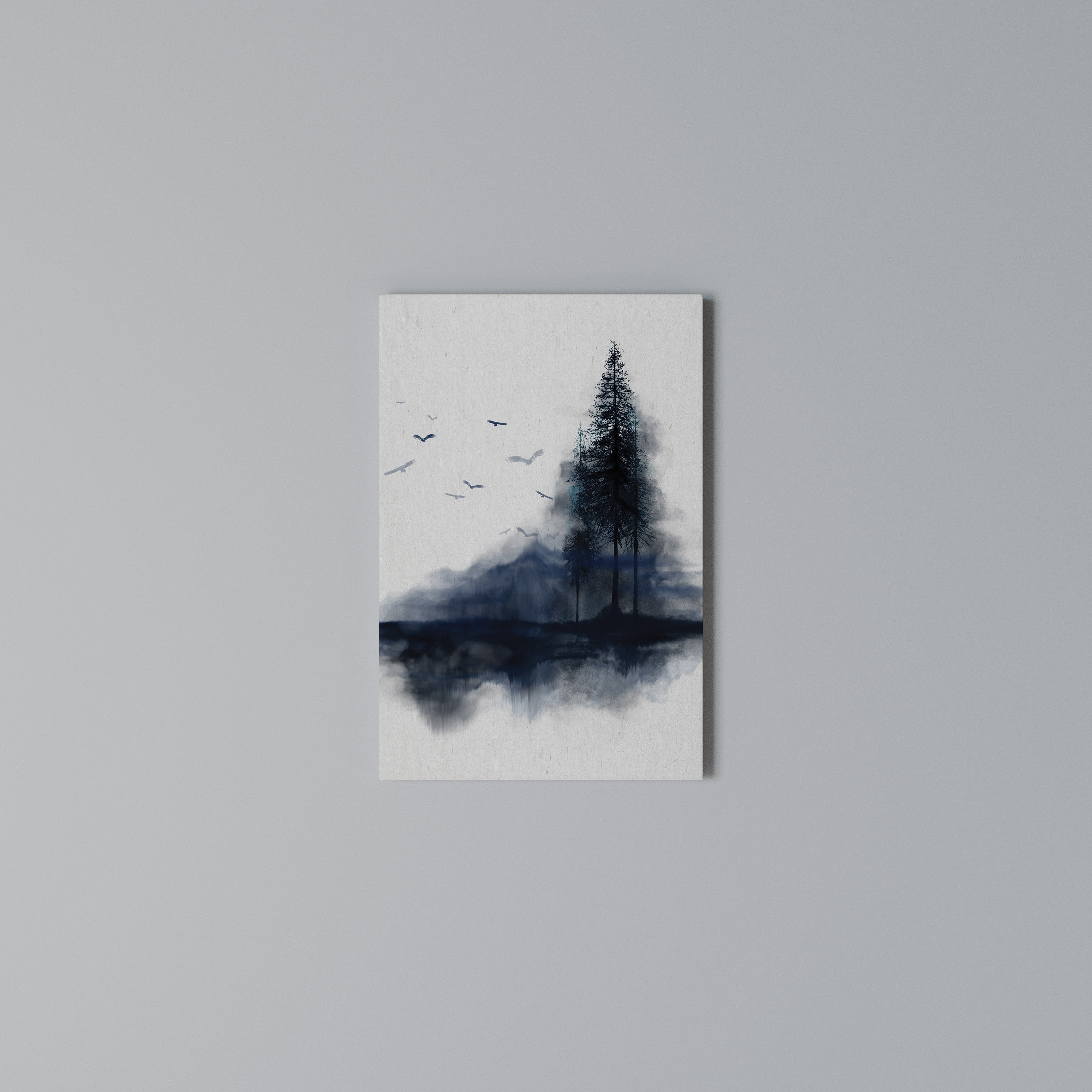 MISTY RECOLLECTION Κατακόρυφος Πίνακας σε Καμβά