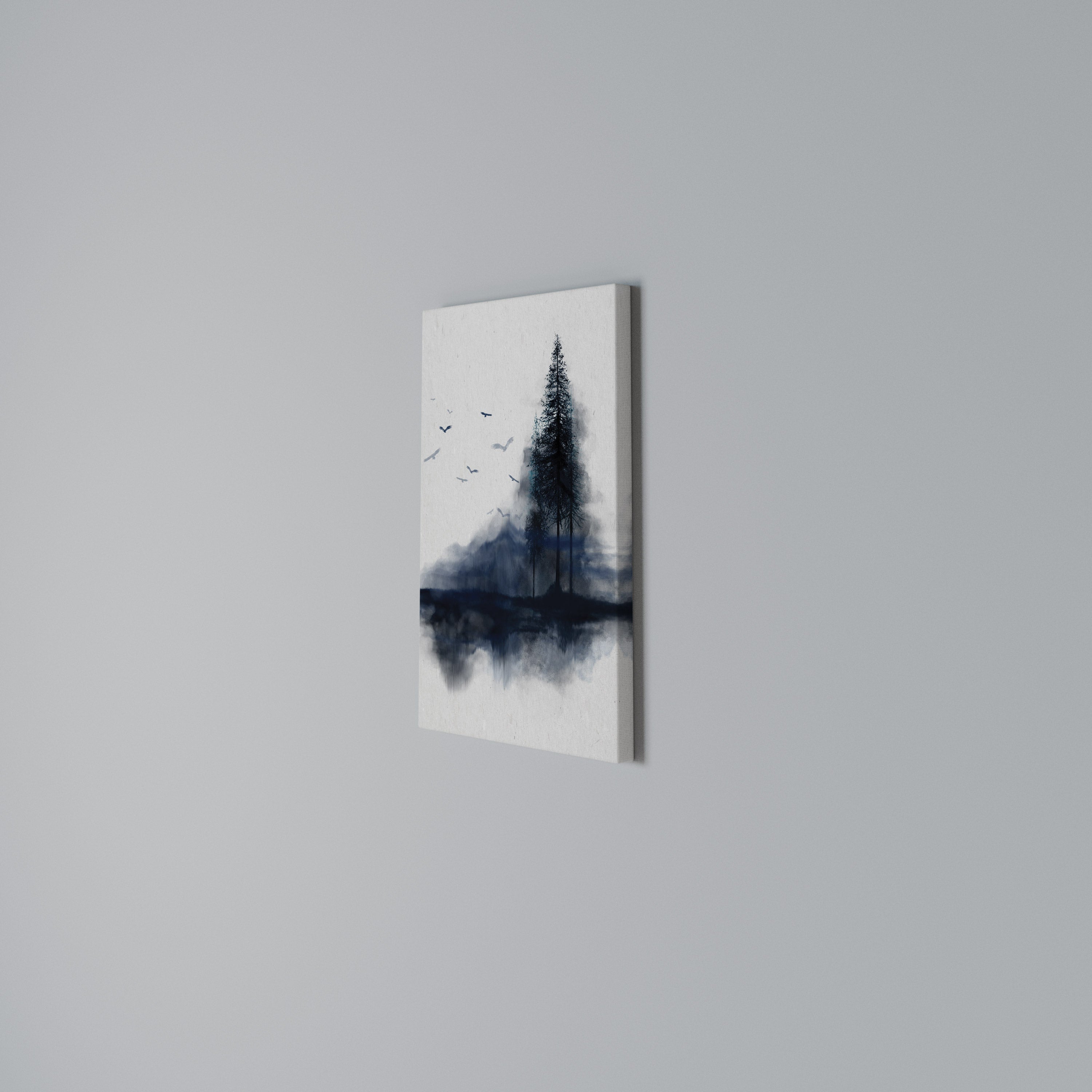 MISTY RECOLLECTION Κατακόρυφος Πίνακας σε Καμβά