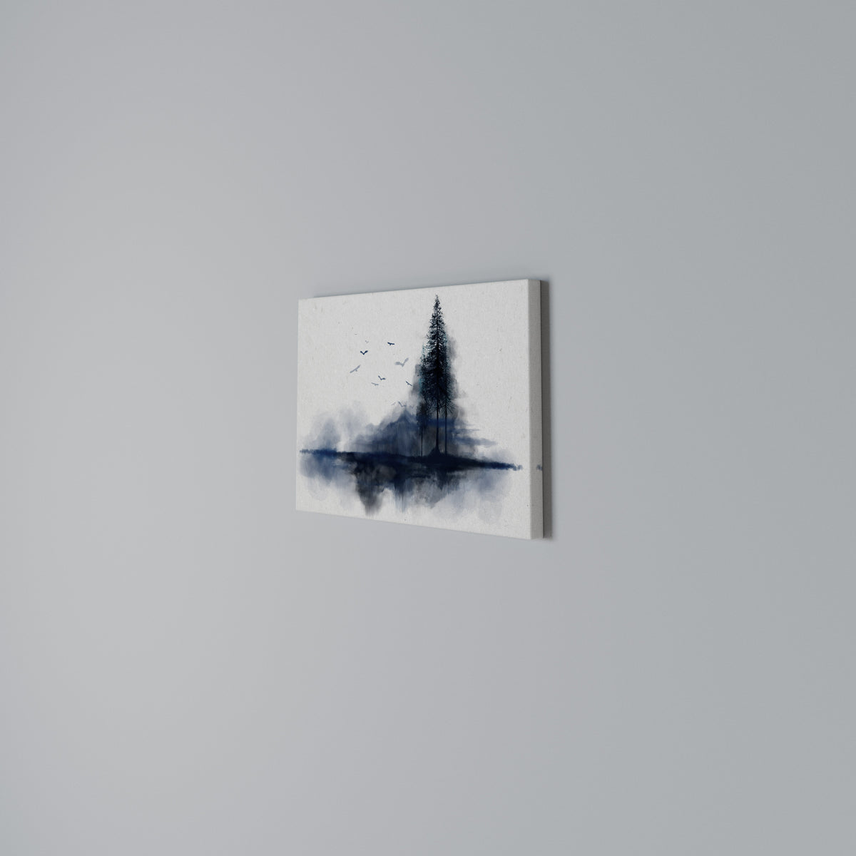MISTY RECOLLECTION Horizontal Canvas Print