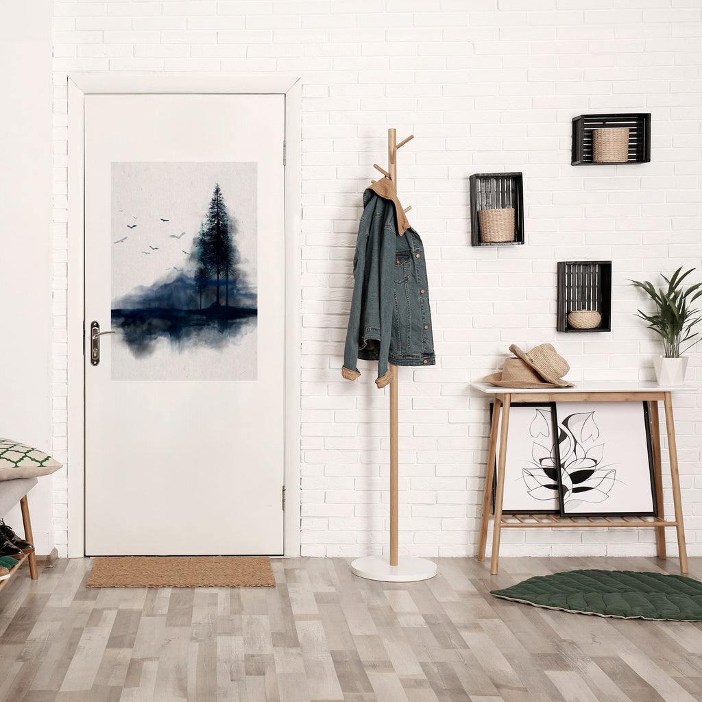 MISTY RECOLLECTION Peel and Stick Vertical Poster
