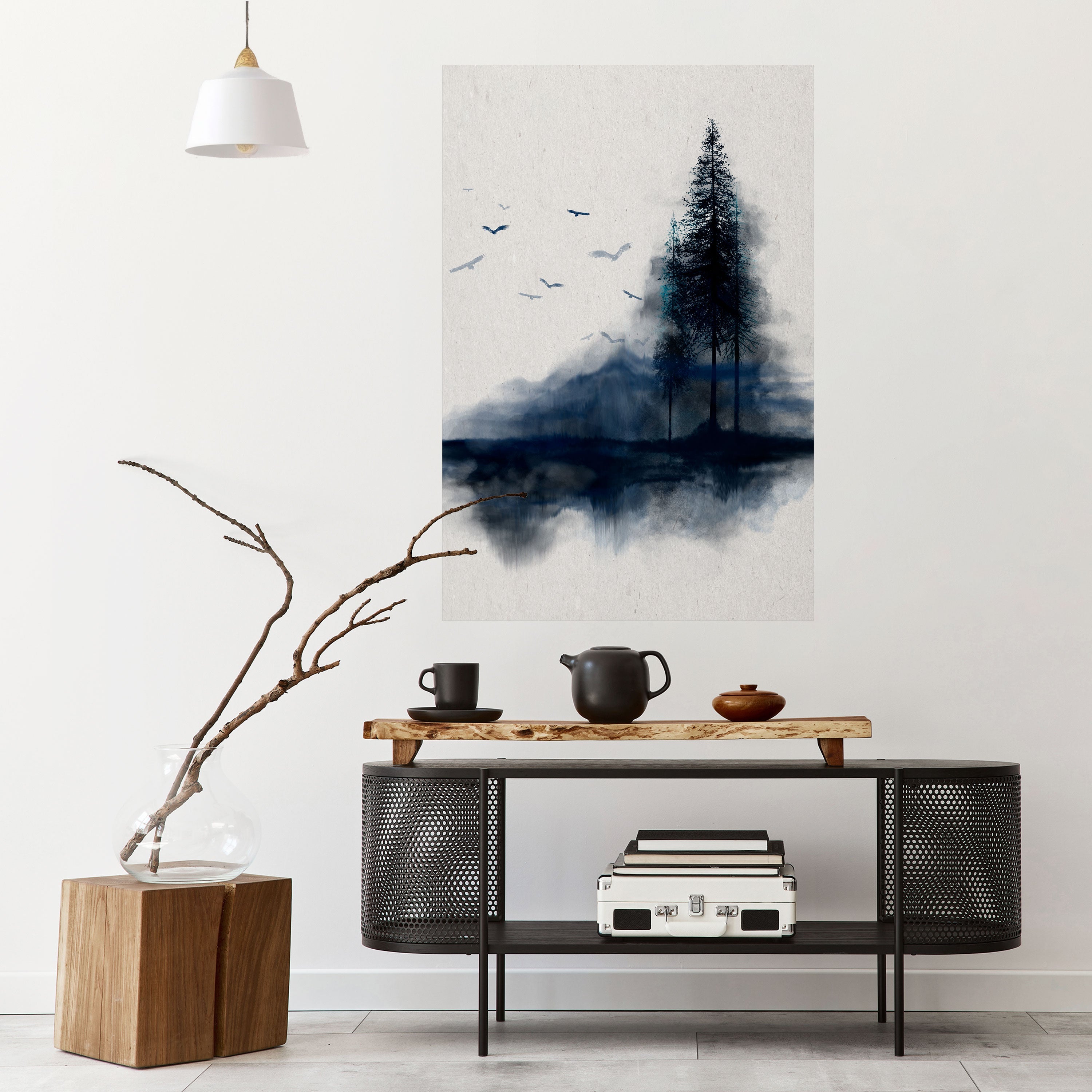 MISTY RECOLLECTION Αφίσα με δυνατότητα ξεφλουδίσματος και κολλήματος κάθετης σχεδίασης