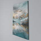 AZURE SUMMITS Vertical Canvas Print