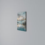 AZURE SUMMITS Vertical Canvas Print