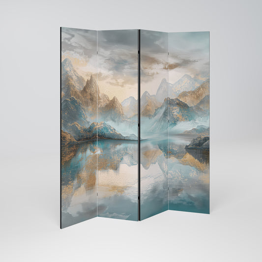 AZURE SUMMITS 4-Panel Room Divider