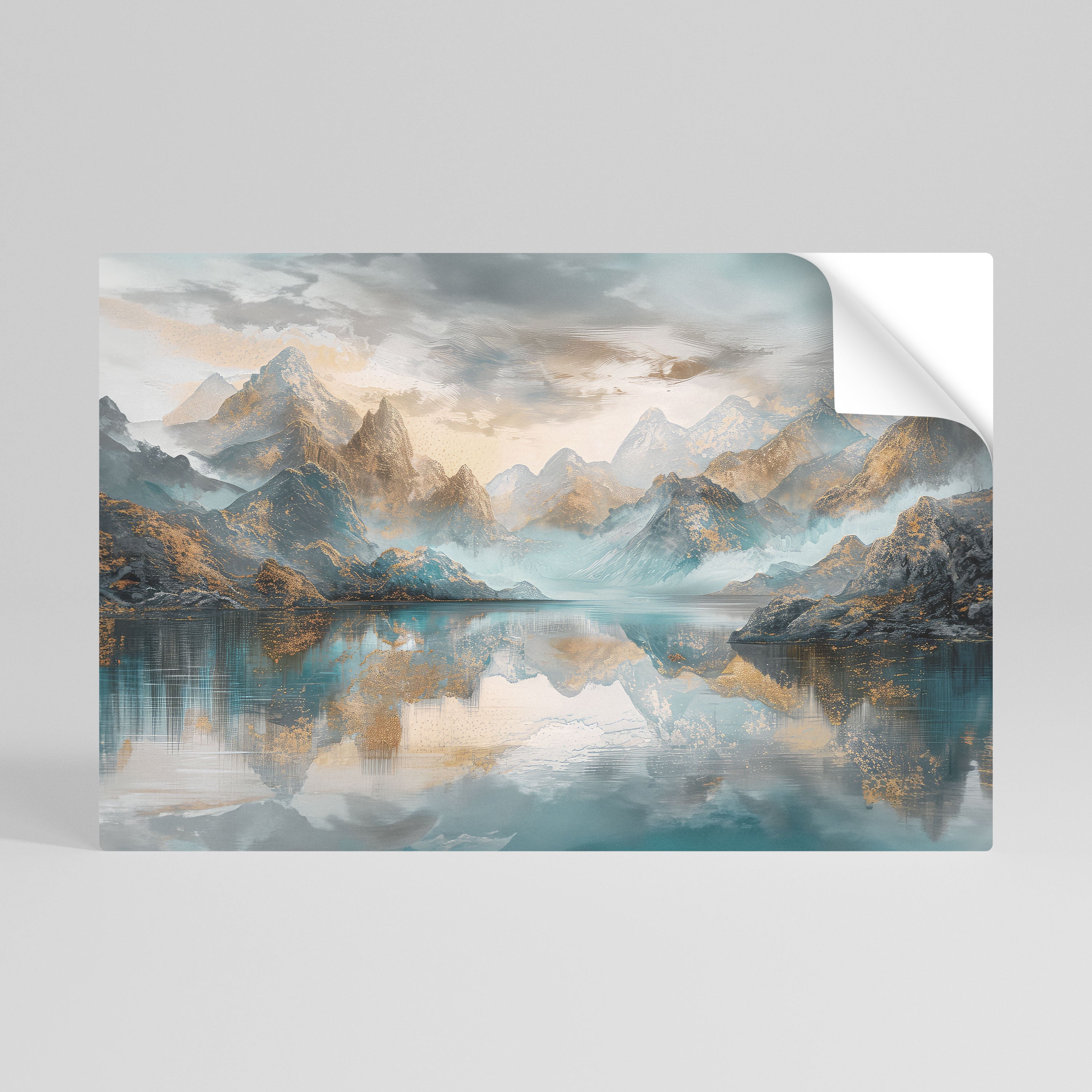 AZURE SUMMITS Αυτοκόλλητη "Peel and Stick" Αφίσα οριζόντια