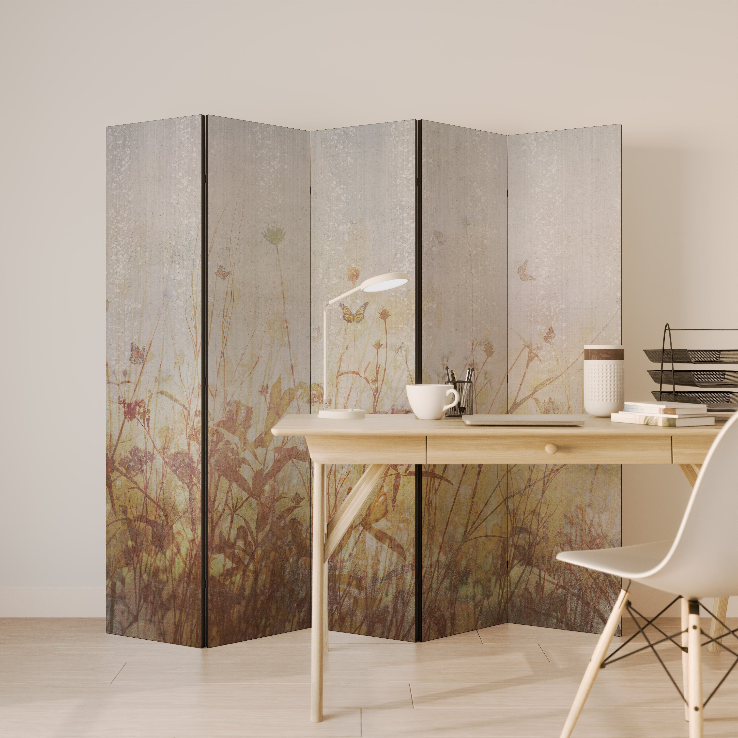 MEADOW BUTTERFLIES Παραβάν με 5 πάνελ