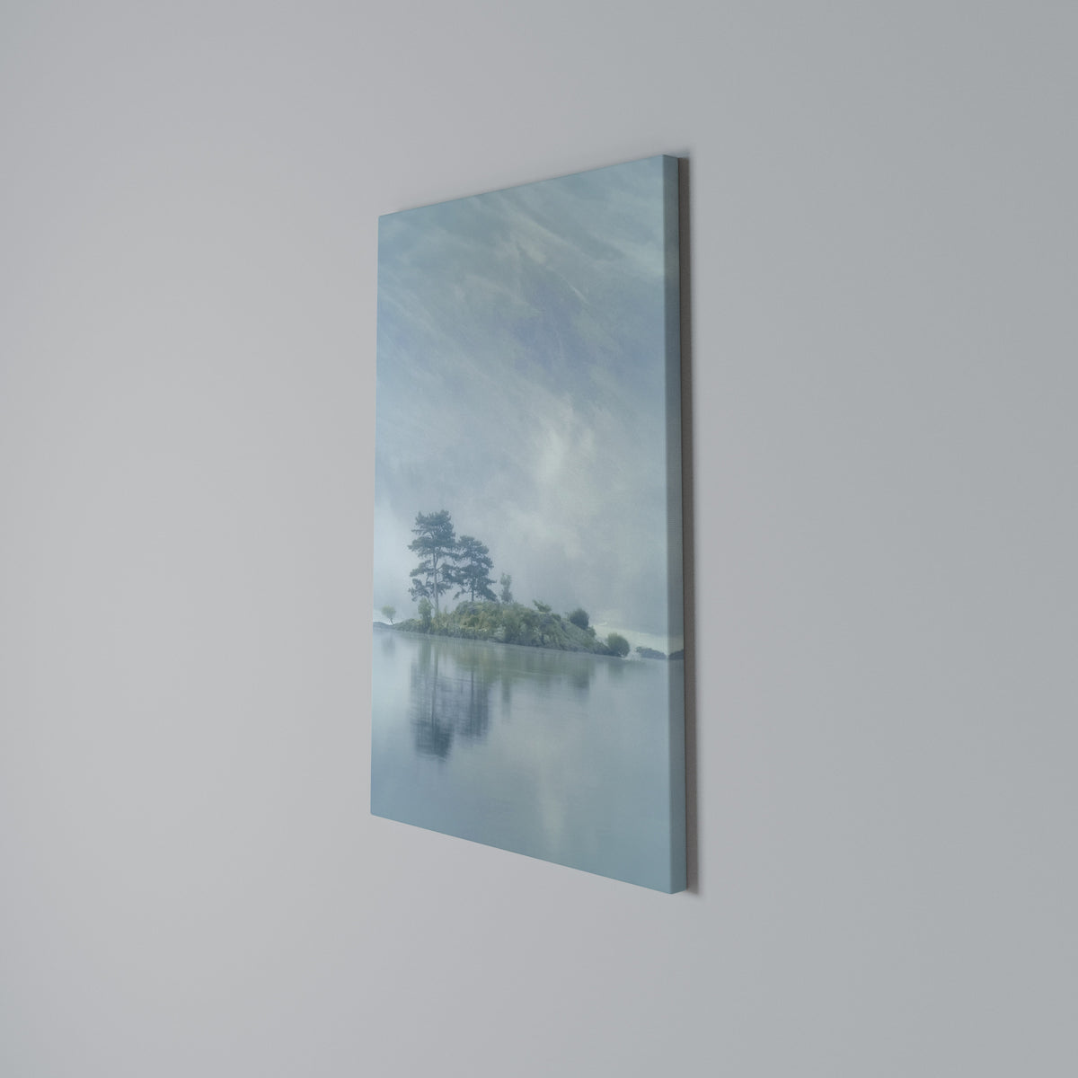 SILVER LAKE Κατακόρυφος Πίνακας σε Καμβά