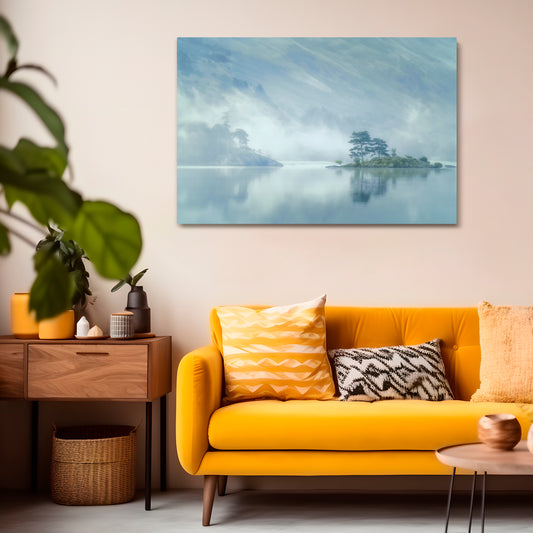 SILVER LAKE Horizontal Canvas Print