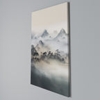 HIDDEN TEMPLE MIST Vertical Canvas Print