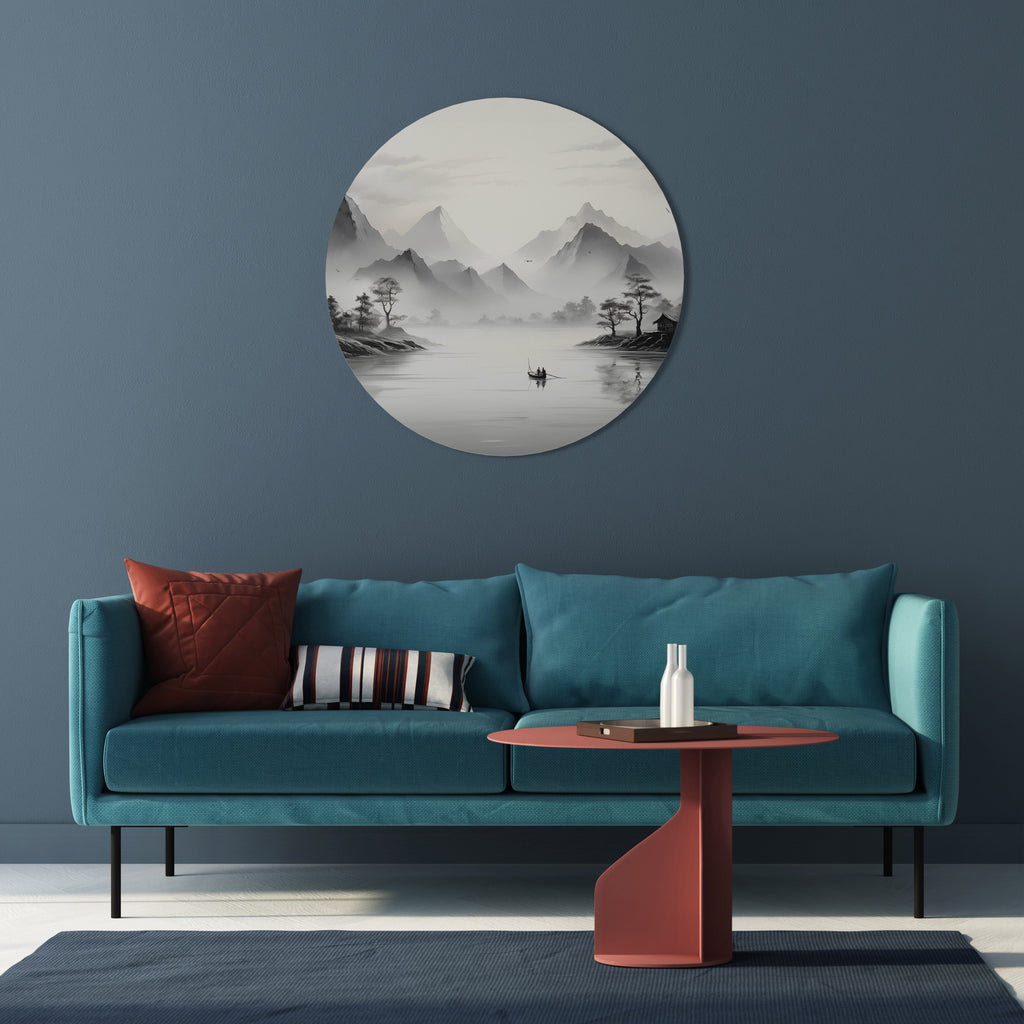 ASIAN VENTURE Round Wall Art