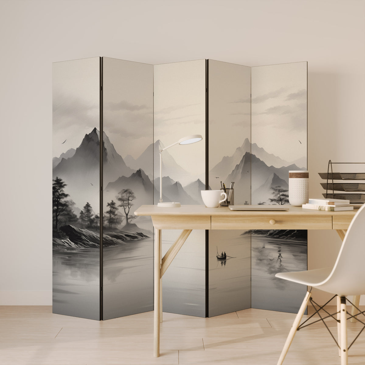 ASIAN VENTURE Παραβάν με 5 πάνελ