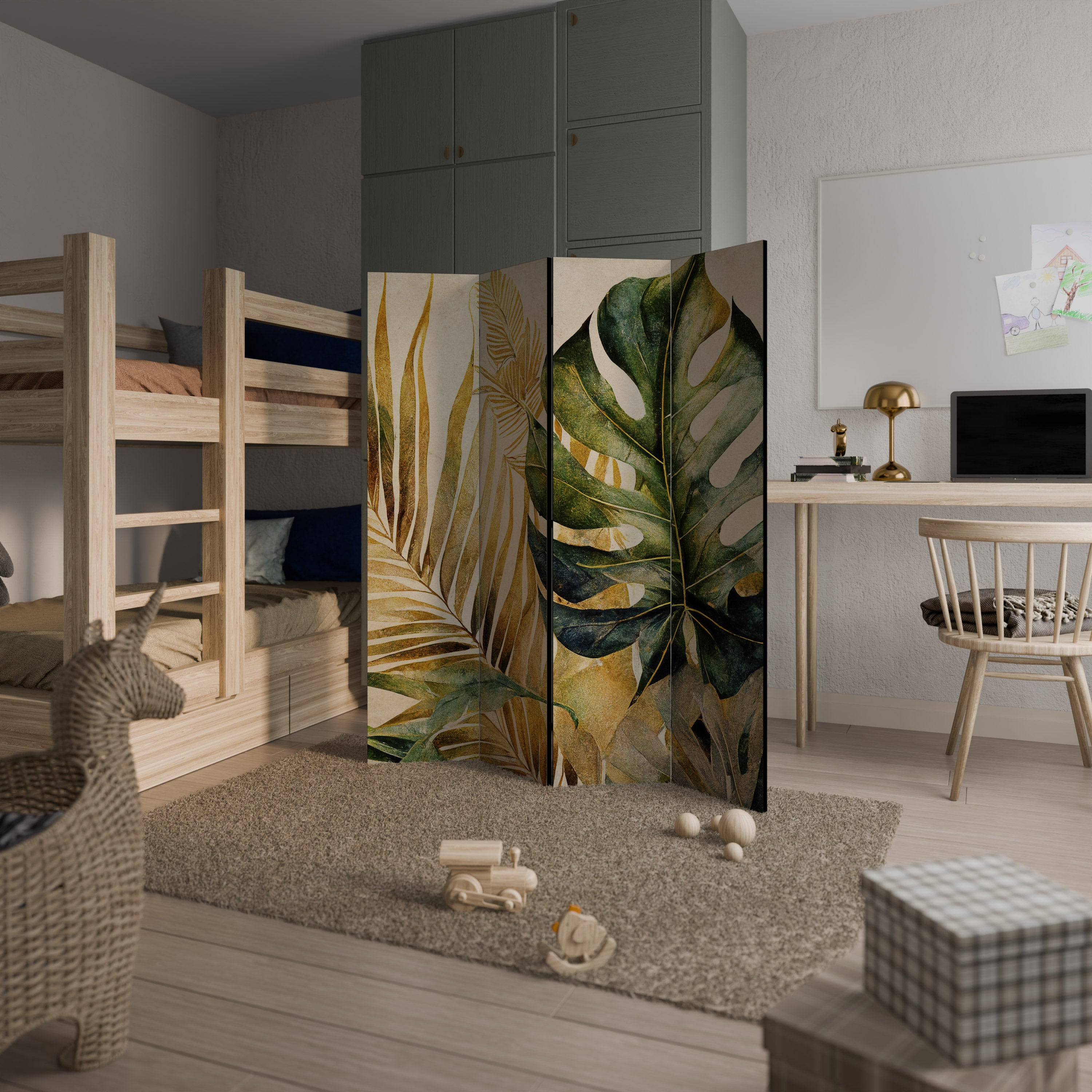 NATURE’S LYRICS Παραβάν με 4 πάνελ