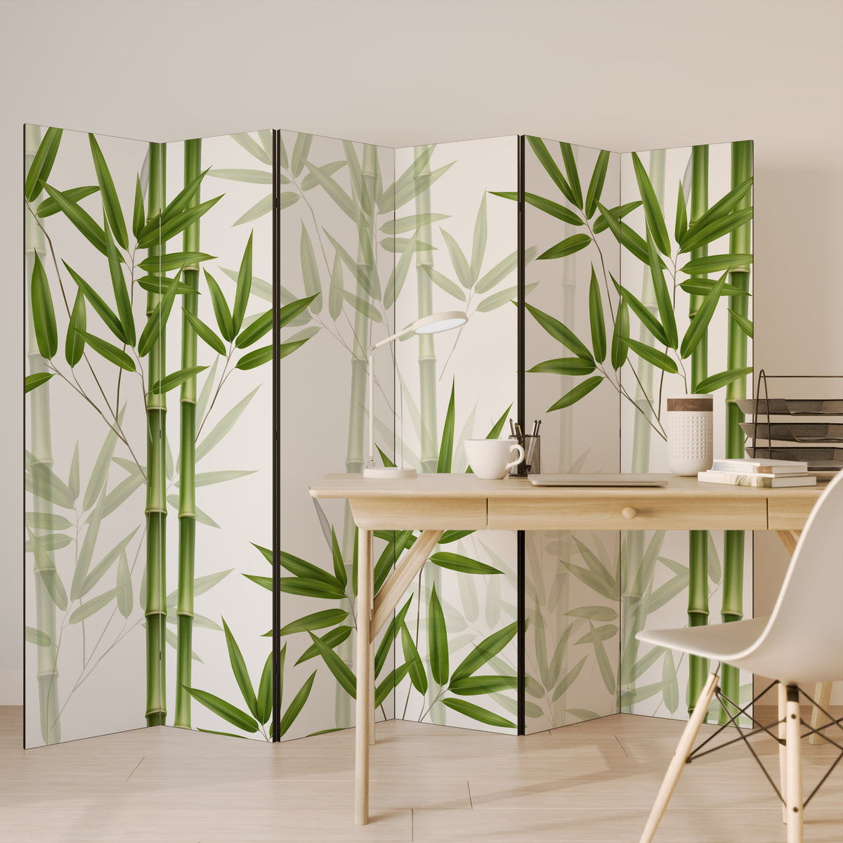 SERENE BAMBOO WHISPERS Παραβάν με 6 πάνελ
