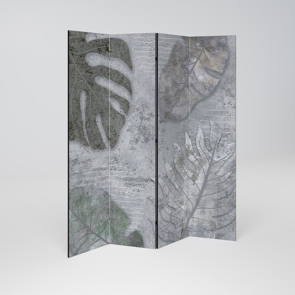 VINTAGE GREENERY Παραβάν με 4 πάνελ