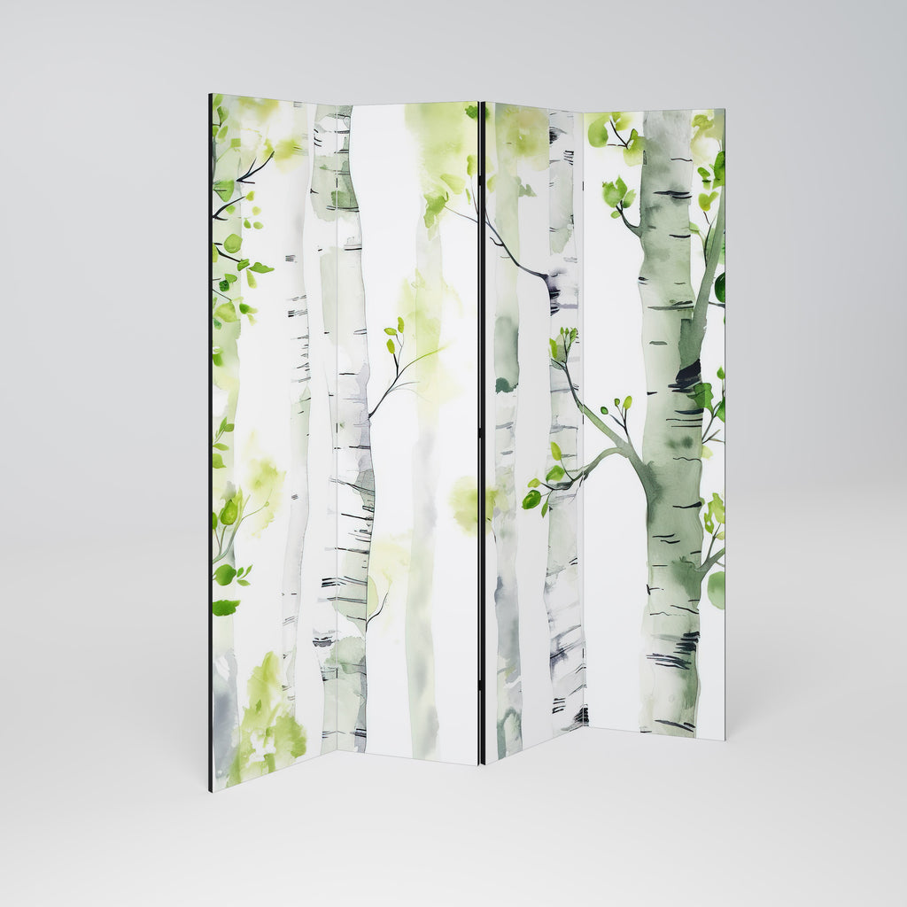 BIRCHY SOLACE 4-Panel Room Divider