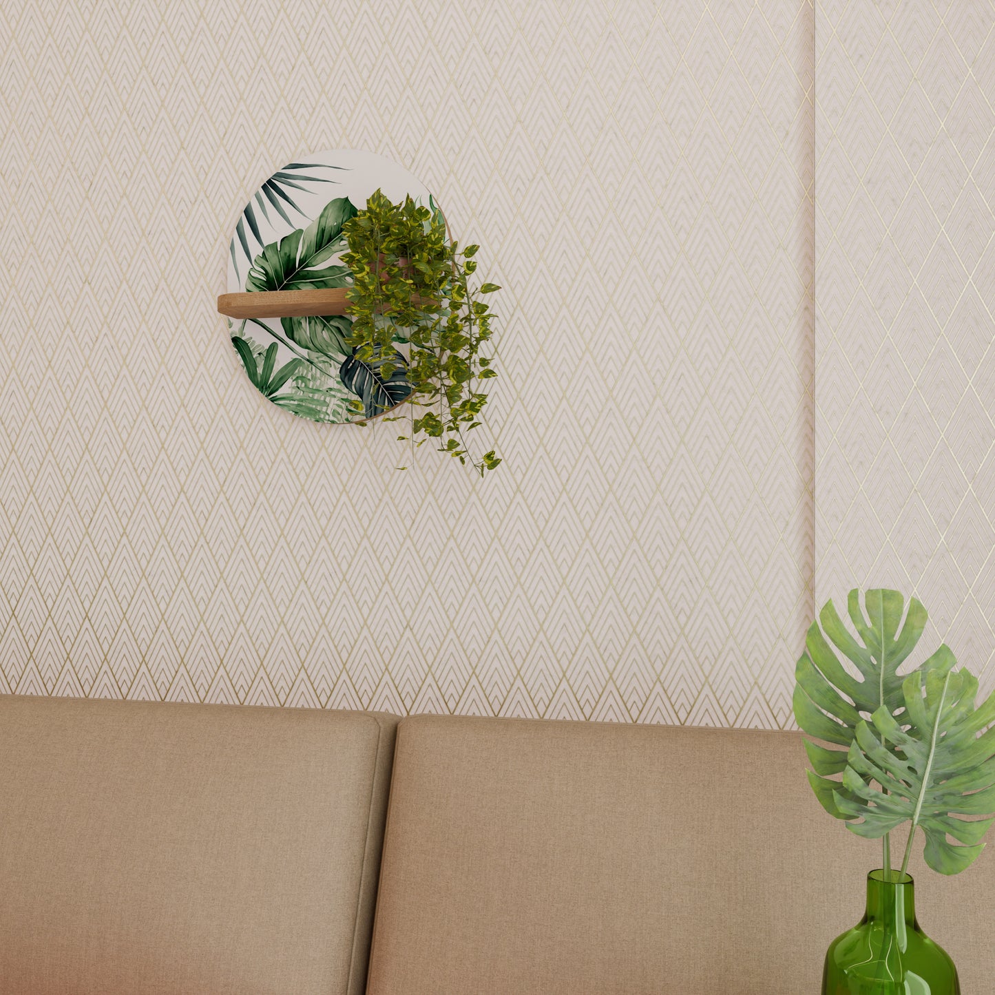 MONSTERA DREAM Art Shelf