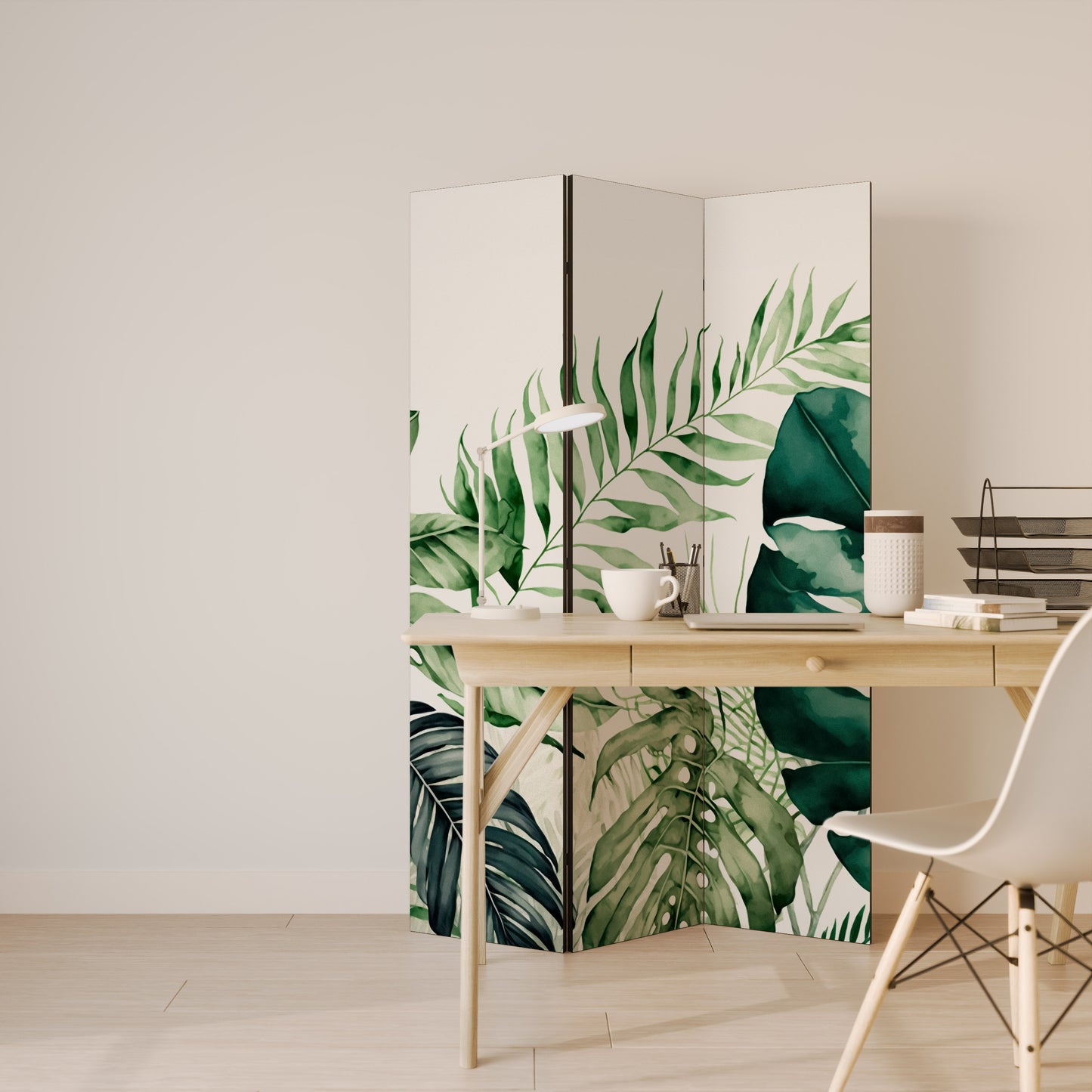 MONSTERA DREAM Παραβάν με 3 πάνελ