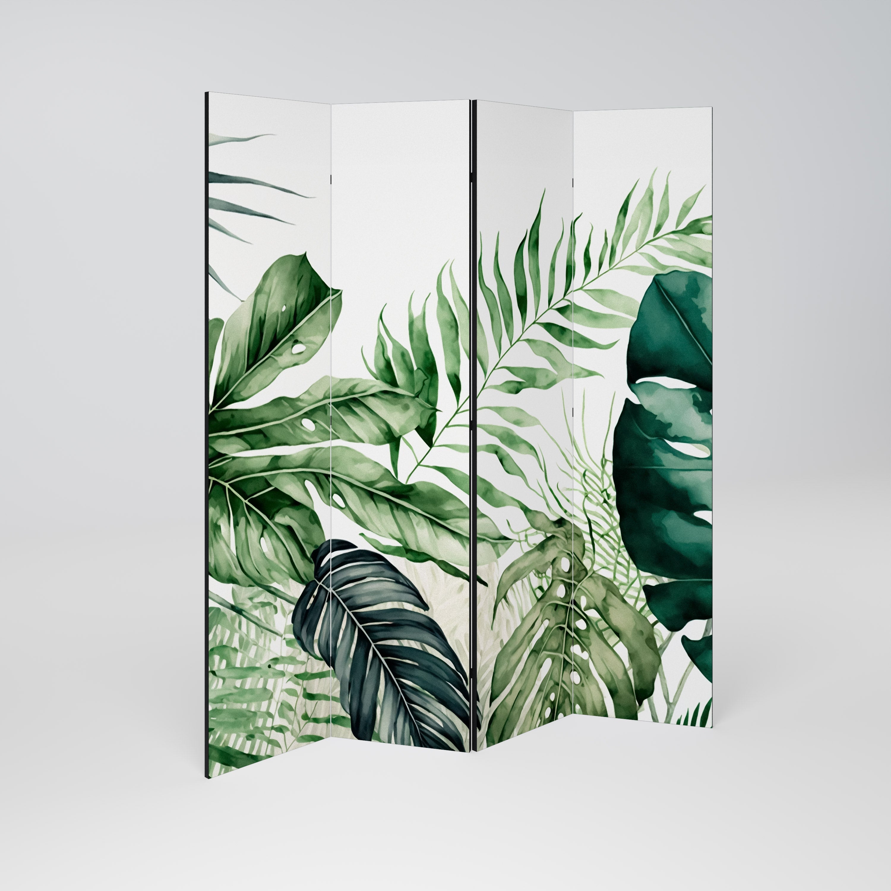 MONSTERA DREAM Διακοσμητικό διαχωριστικό δωματίου 4 πάνελ