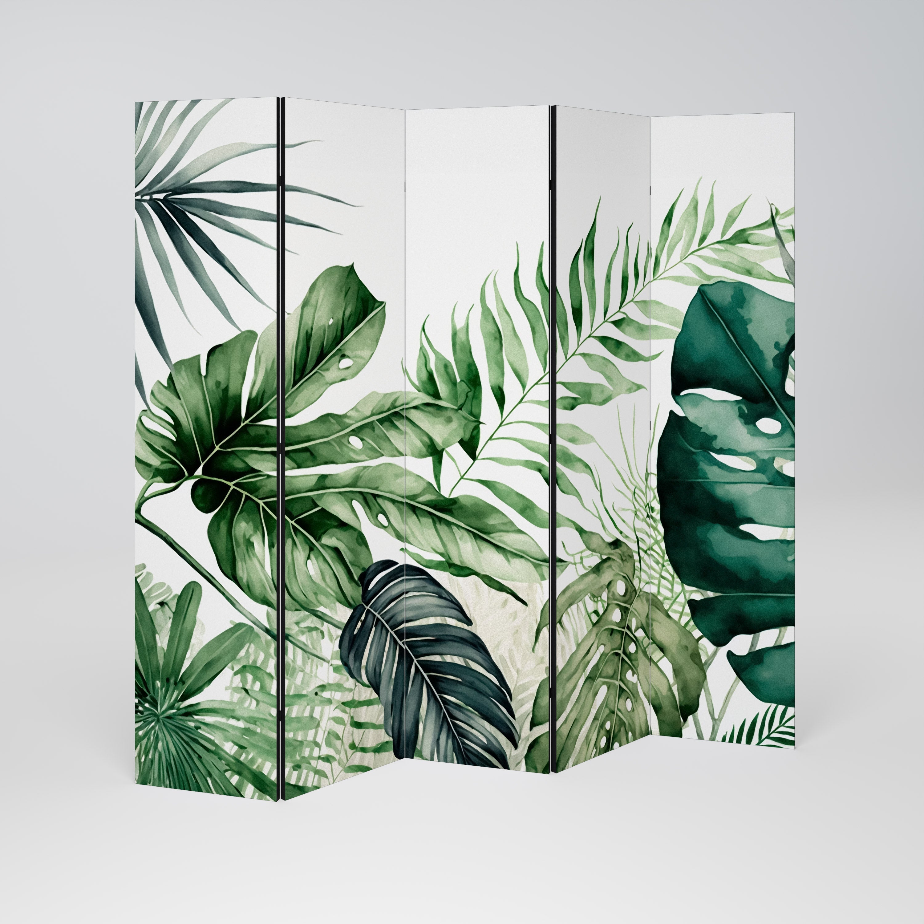 MONSTERA DREAM Διακοσμητικό διαχωριστικό δωματίου 5 πάνελ