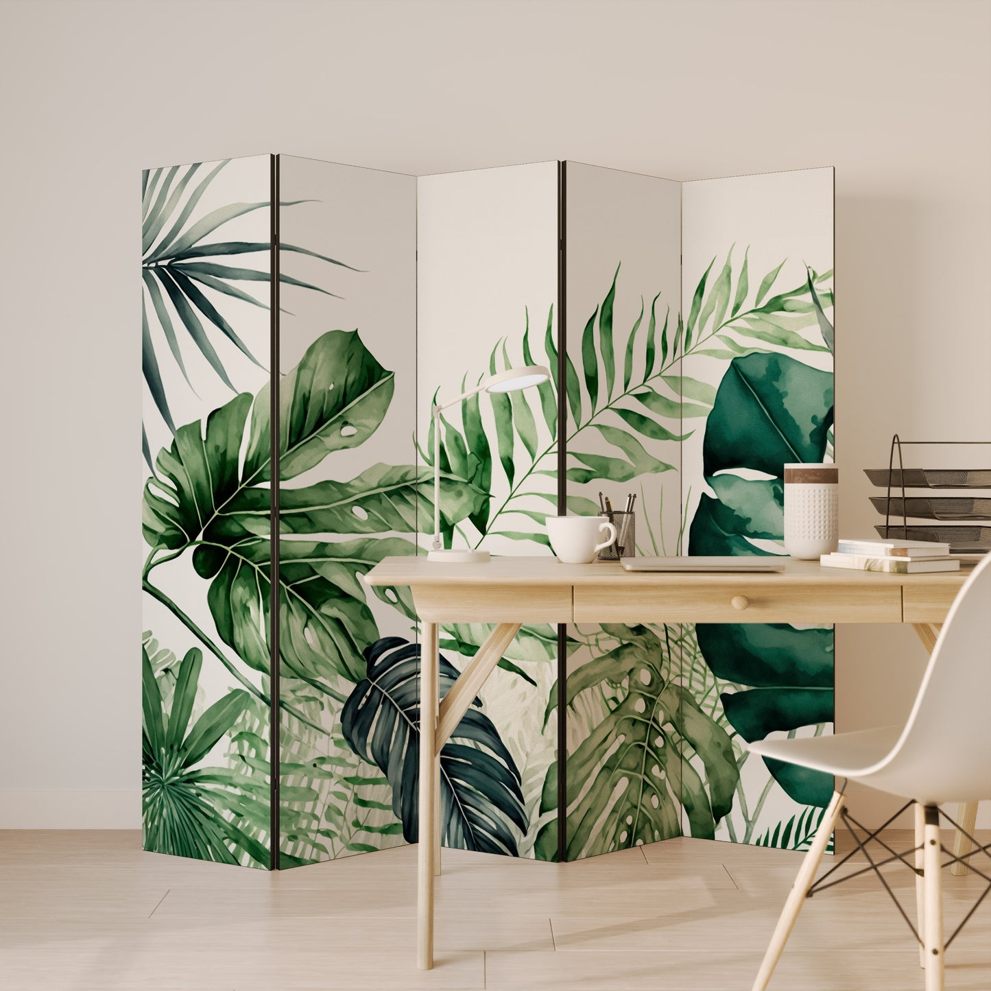 MONSTERA DREAM 5-Panel Room Divider