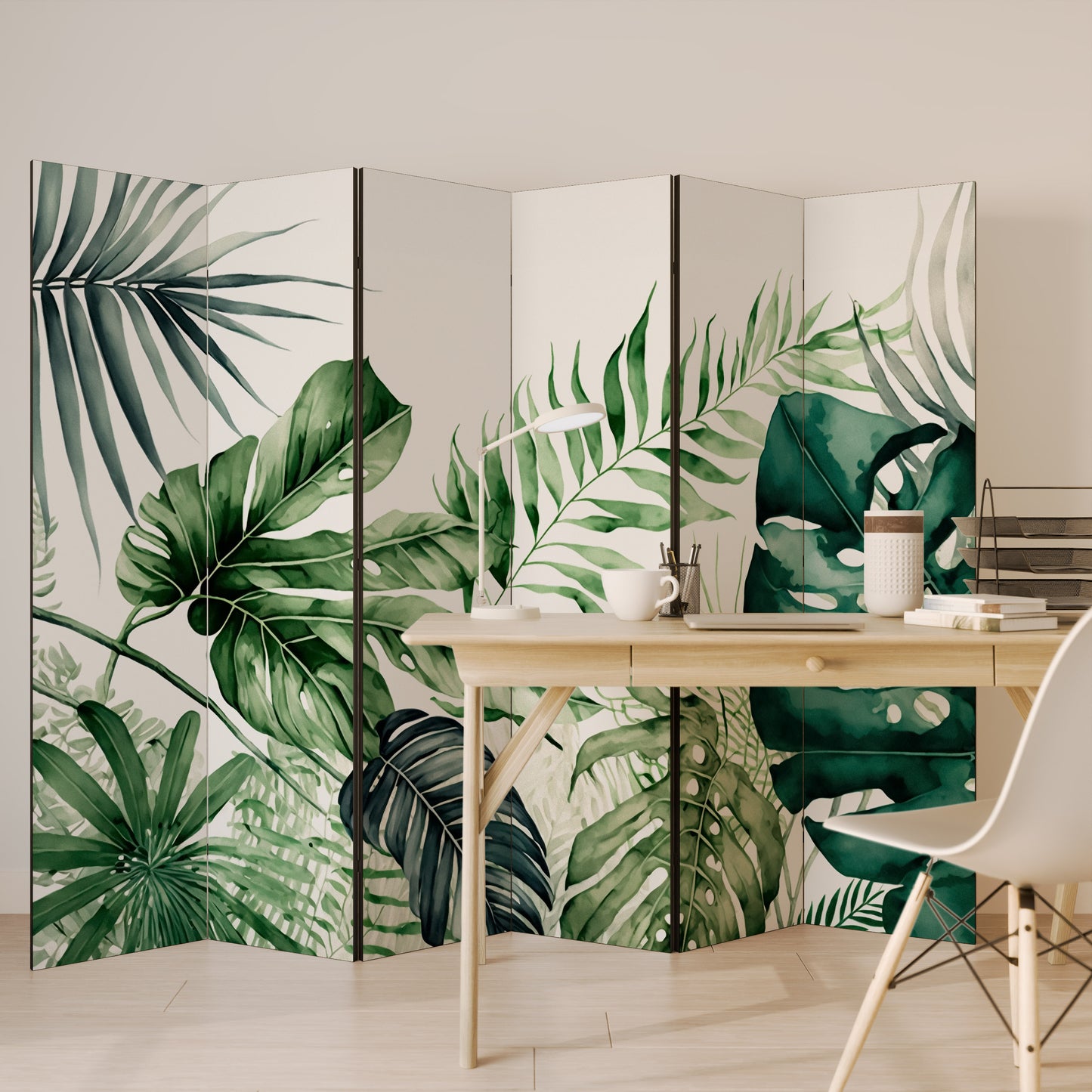 MONSTERA DREAM Παραβάν με 6 πάνελ