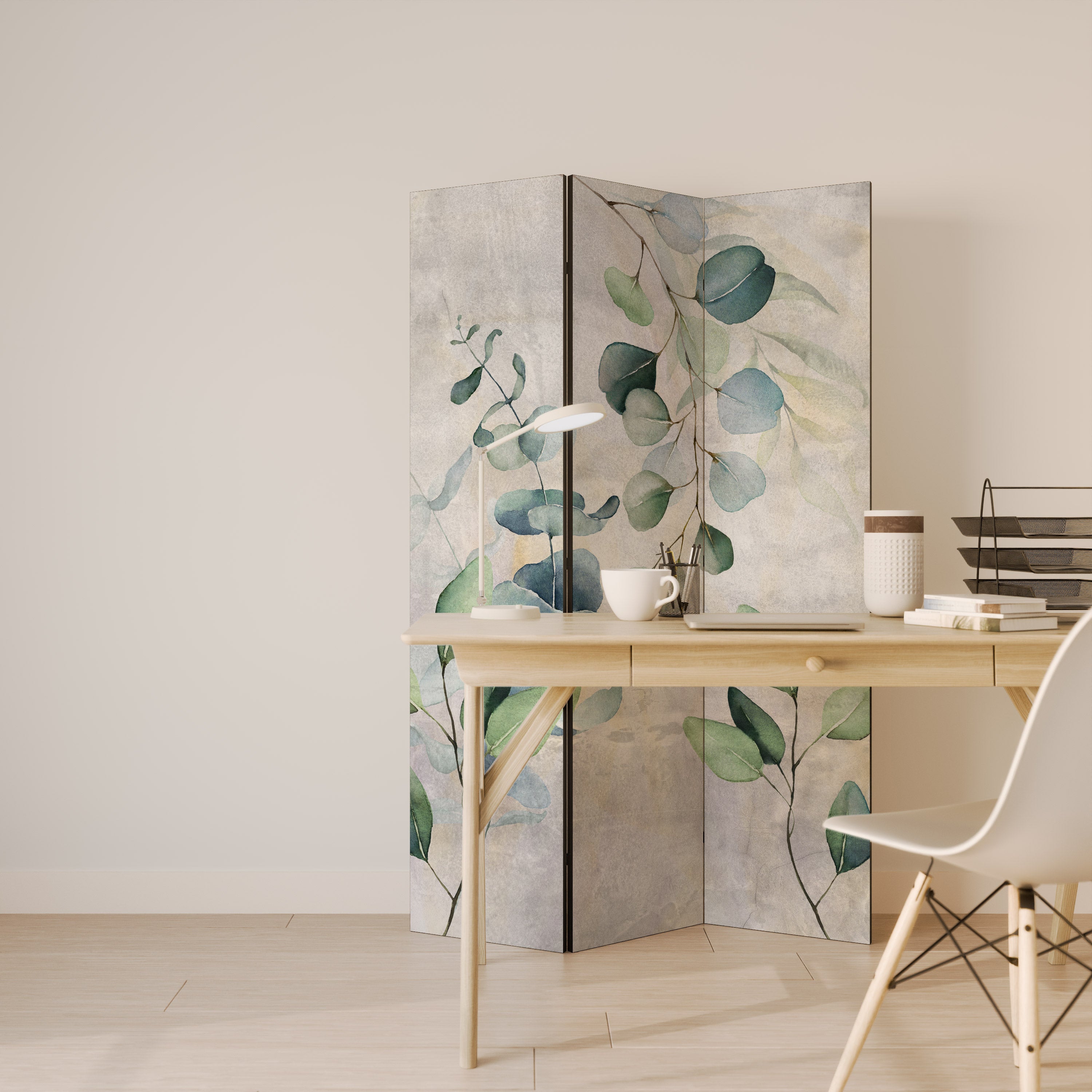 PEACEFUL SPRIGS Παραβάν με 3 πάνελ