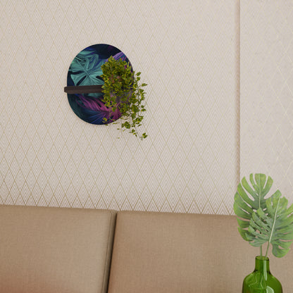 PSYCHODELIC MONSTERA Art Shelf