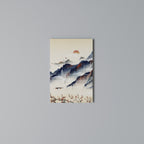 JAPANESE LANDSCAPE Vertical Canvas Print