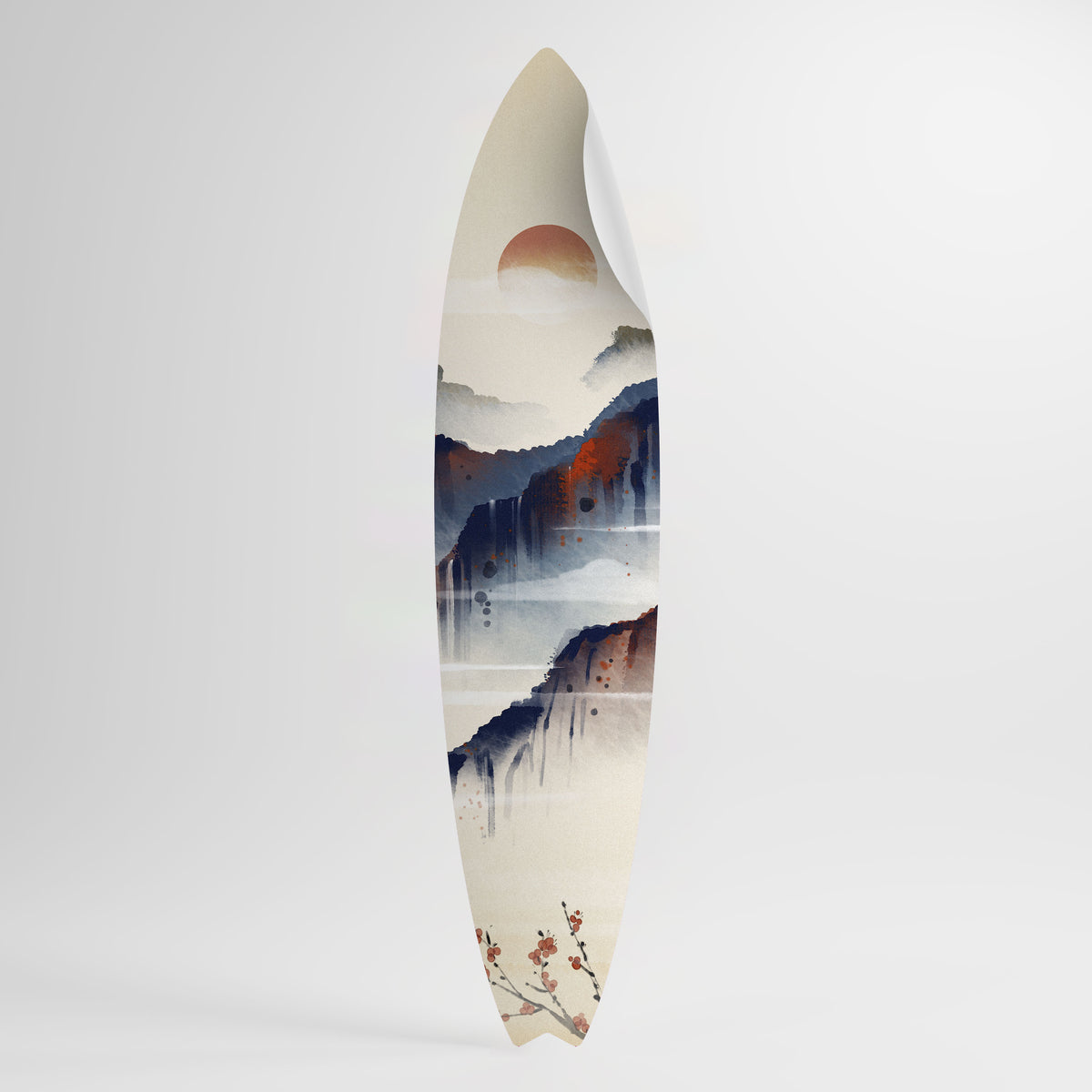 JAPANESE LANDSCAPE Αυτοκόλλητη Αφίσα "Surf"
