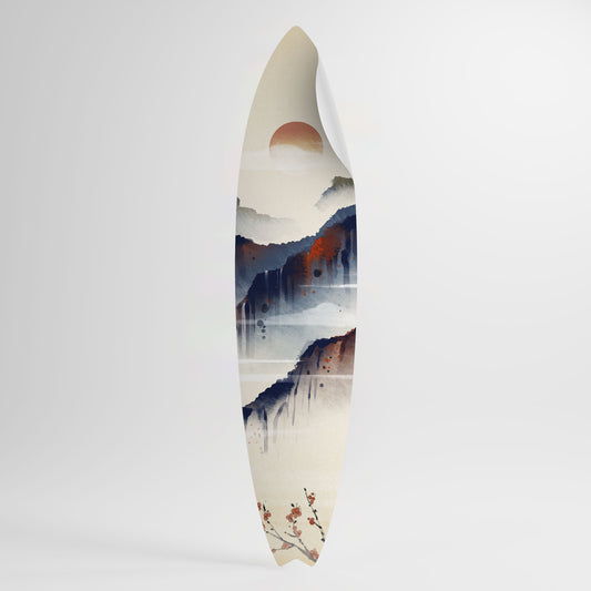 JAPANESE LANDSCAPE Αυτοκόλλητη Αφίσα "Surf"