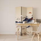 ORIENTAL LANDSCAPE Παραβάν με 3 πάνελ