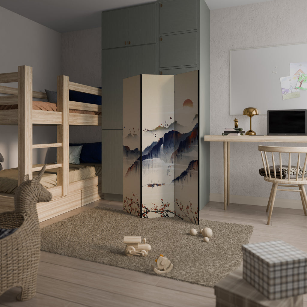 ORIENTAL LANDSCAPE Παραβάν με 3 πάνελ