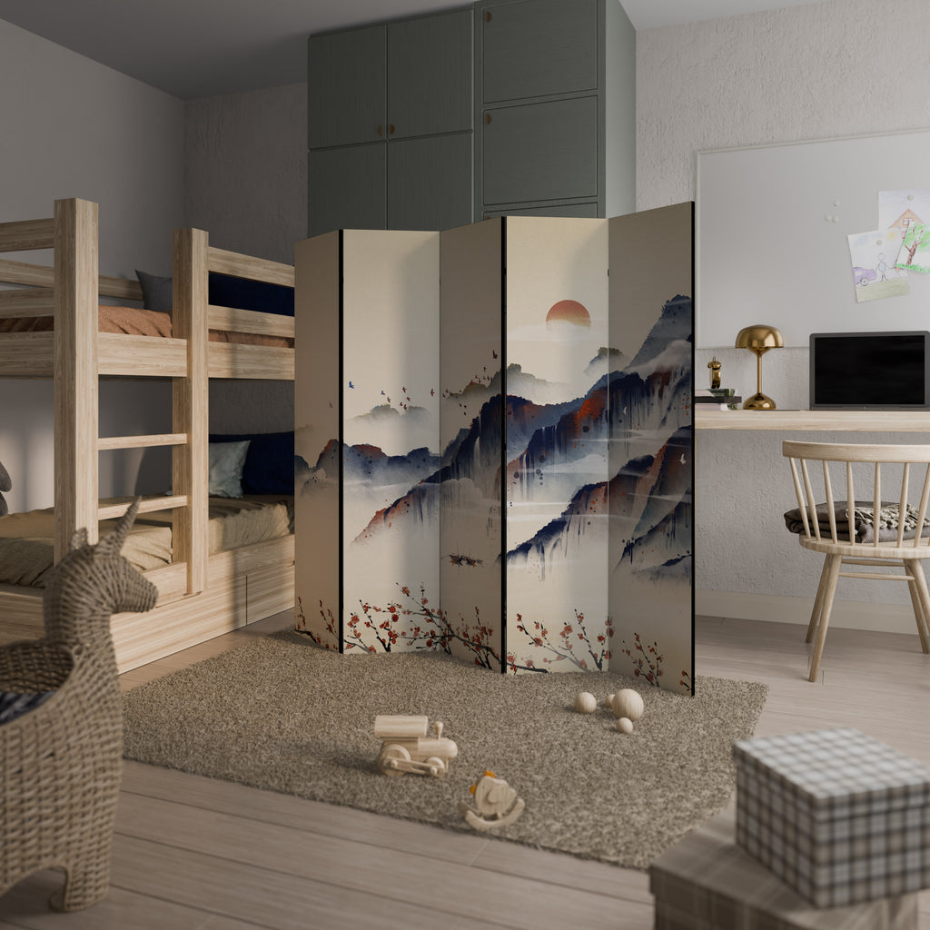 ORIENTAL LANDSCAPE Παραβάν με 5 πάνελ