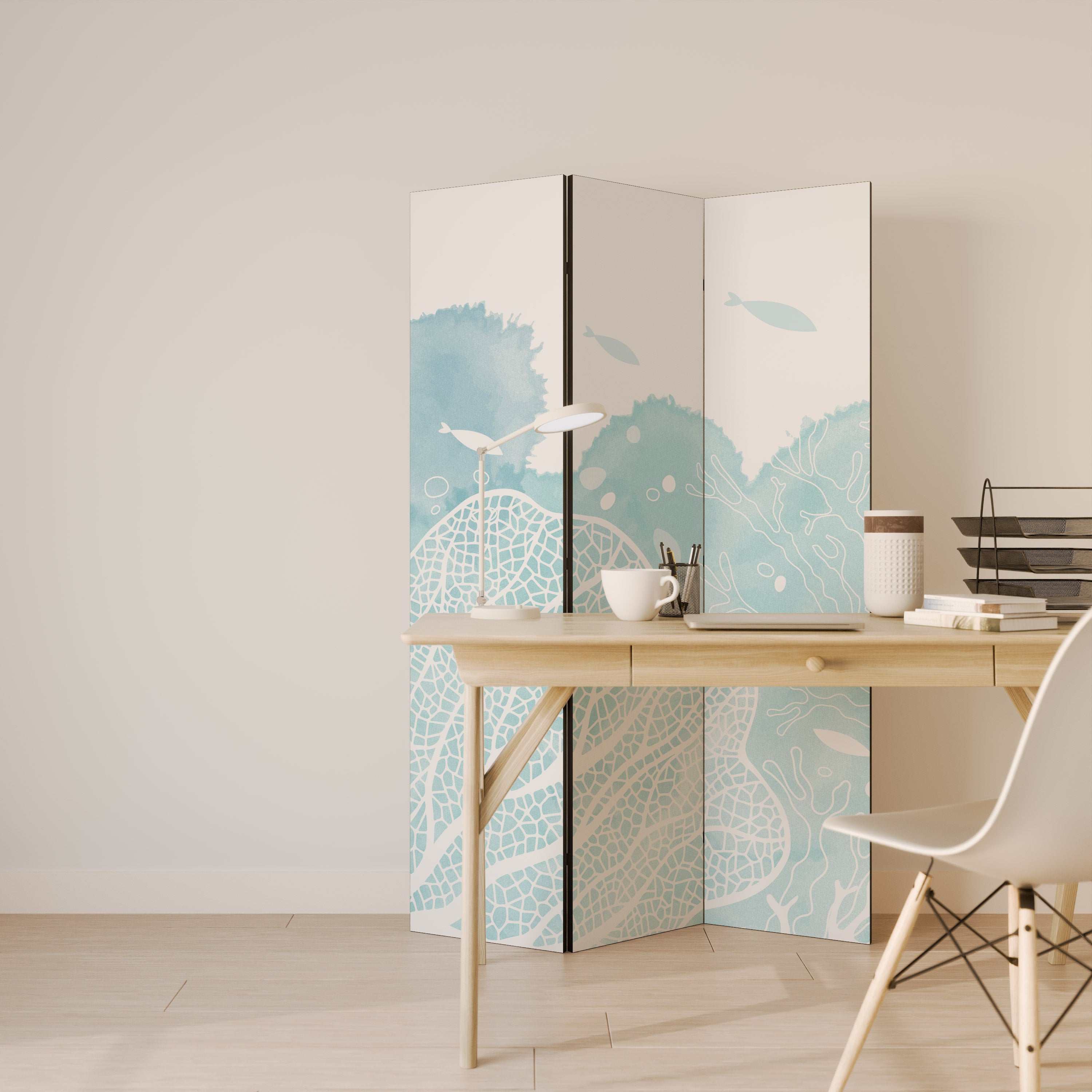 UNDERWATER PLEASURES Παραβάν με 3 πάνελ