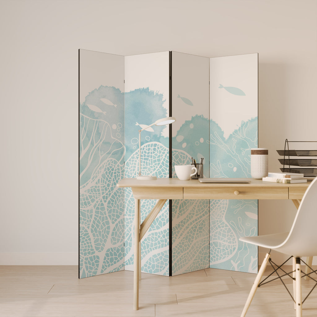 UNDERWATER PLEASURES 4-Panel Room Divider