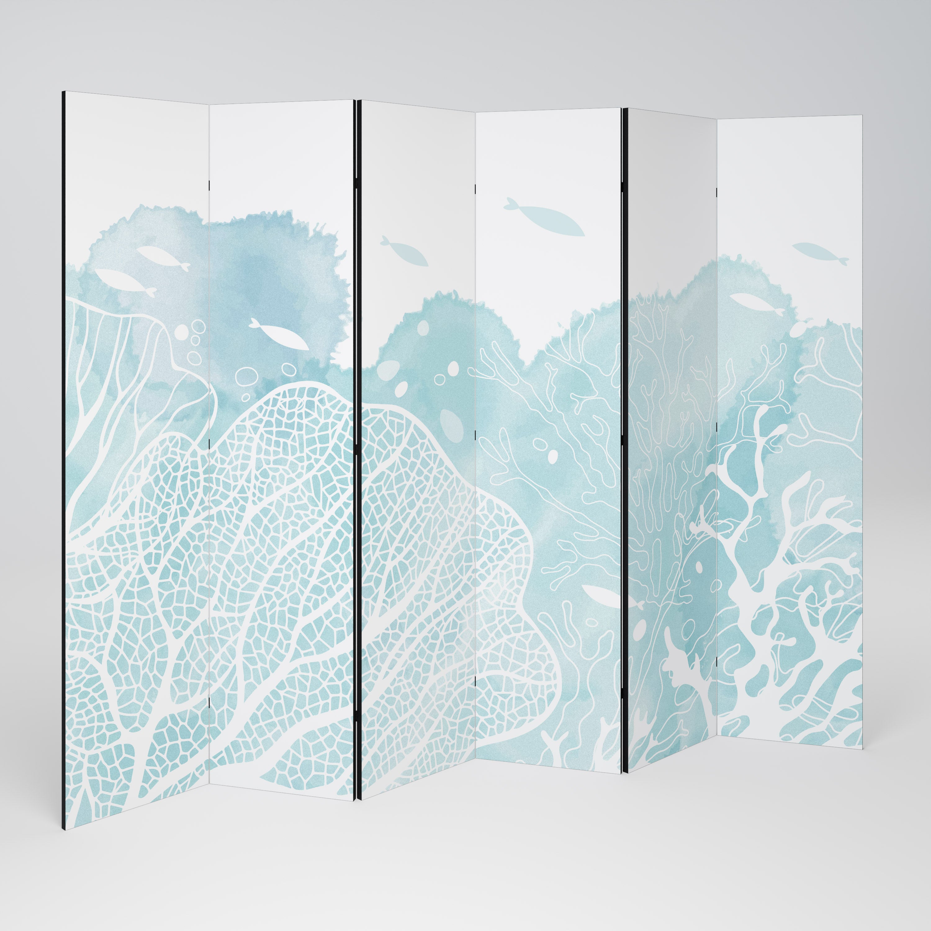 UNDERWATER PLEASURES 6-Panel Room Divider