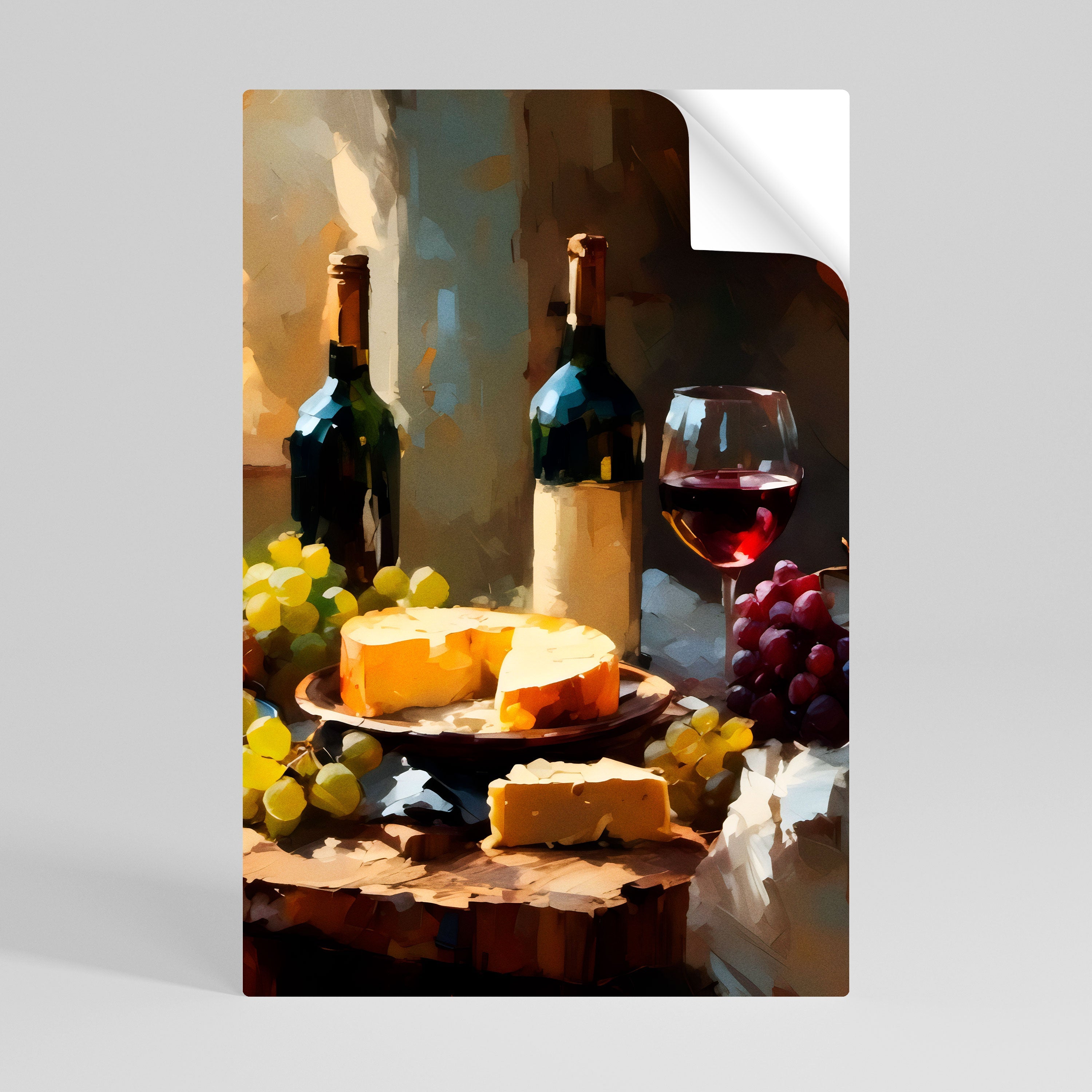 VINTAGE VINEYARD LUXURY Κάθετη Αφίσα Peel and Stick